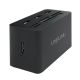 2. LogiLink CR0042 stacja dokująca Przewodowa USB 3.2 Gen 1 (3.1 Gen 1) Type-A Czarny
