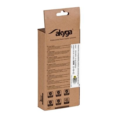 5. Zasilacz sieciowy Akyga AK-ND-18 do notebooka IBM, Lenovo (20 V; 4,5 A; 90W; 7.9 mm x 5.5 mm)