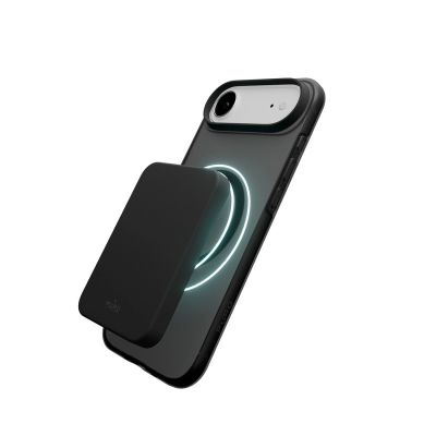 3. Etui silikonowe Puro Daylight kompatybilne z Magsafe na iPhone 17 Air - półprzezroczyste czarne