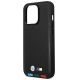 6. Etui BMW Leather Stamp Tricolor MagSafe na iPhone 14 Pro - czarne