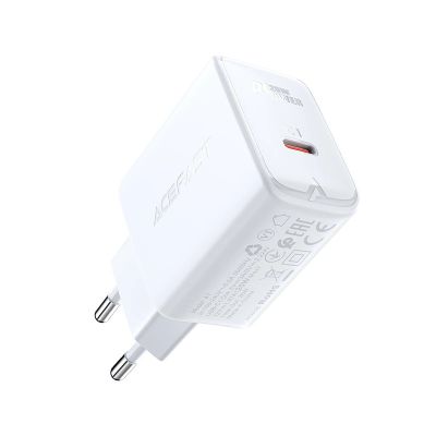 4. Acefast szybka ładowarka sieciowa USB Typ C 20W Power Delivery czarny (A1 EU black)