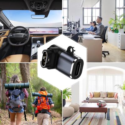6. Adapter Wozinsky WAYGS1 przejściówka USB-C do smartwatch Garmin - szary