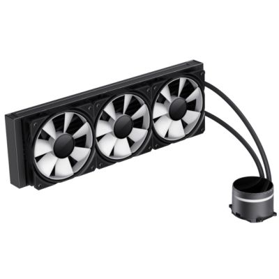 5. GameMax ICEBURG 360 INFINITY BK system chłodzenia komputerów Procesor Chłodnica cieczy all-in-one 12 cm Czarny 1 szt.