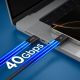 4. Kabel Spigen Essential EB24012CC USB-C / USB-C 240W 120cm - czarny