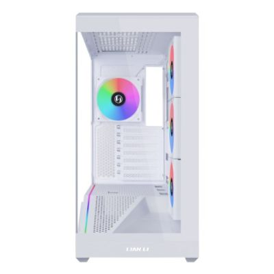 6. Obudowa PC Lian Li Vector V100, Midi-Tower, ATX, RGB, Szkło Hartowane - Białe