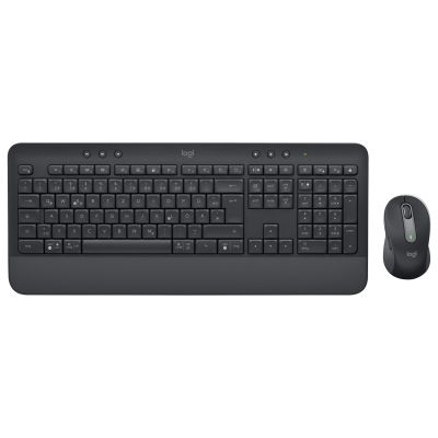 5. Logitech Signature MK650 Combo For Business klawiatura Dołączona myszka Biuro Bluetooth QWERTZ Niemiecki Grafitowy