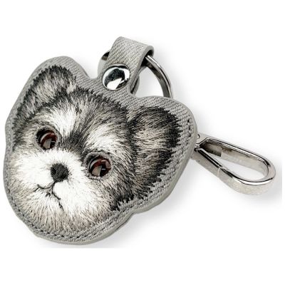 3. Etui Nimmy New Big Eyed Pet 2.0 Dog na lokalizator - szare