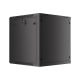 7. LANBERG SZAFA WISZĄCA RACK 19" 12U 600X600 DRZWI METALOWE CZARNA (FLAT PACK) WF01-6612-00B