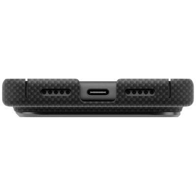 4. Etui UNIQ Keva EDGE Magclick Charging na iPhone 18 Pro / 17 Pro - czarne