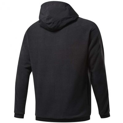 2. Bluza Reebok Workout Ready Fleece Full Zip Hoodie M FS8450