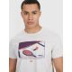 4. T-shirt regular z nadrukiem męski 4F 4FRSS25TTSHM2980-27M
