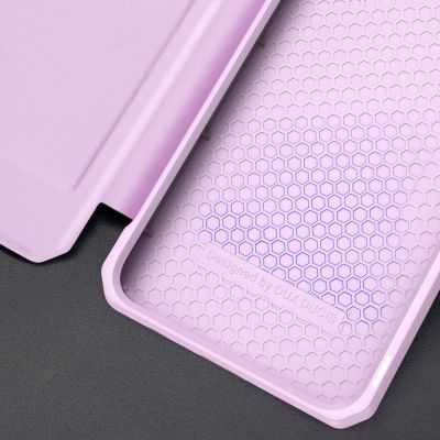 9. DUX DUCIS Skin X kabura etui pokrowiec z klapką Samsung Galaxy A73 różowy