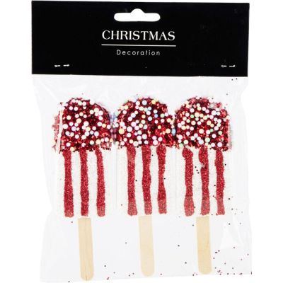 26. LODY DEKORACJA WISZĄCA BOMBKA 3SZT BIAŁY