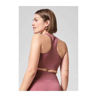 4. Top treningowy CASALL Essential Block Seamless Sport Top różowy