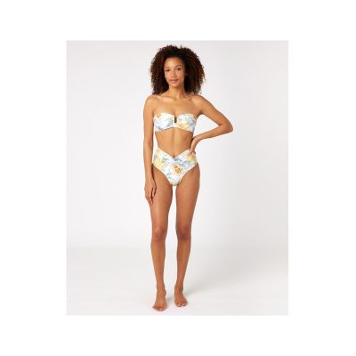 6. Biustonosz kąpielowy RIP CURL Always Summer Bandeau biały