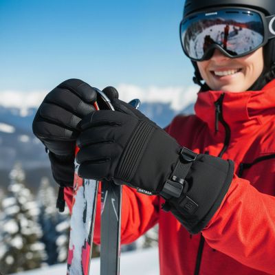 10. Rękawice zimowe Meteor Alpora S czarny