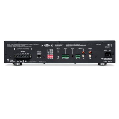 JBL VMA 1240 - Jednokanałowy wzmacniacz miksujący, 5 x wejście, 70V/100V, odtwarzacz USB/Bluetooth