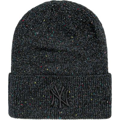 New Era Wmns Glitter Beanie New York Yankees Hat 60691294 Czarne One size
