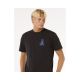 2. Koszulka RIP CURL Vaporcool Search Stack Tee czarny