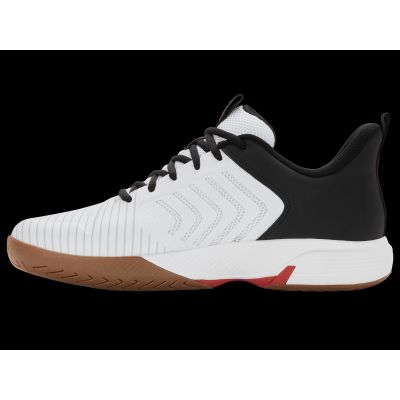 5. Sneakersy K-swiss ULTRASHOT TR INDR WHITE/BLACK/HIGH RISK RED-M (04602-153-M)