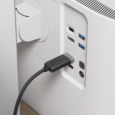 5. ALOGIC FUDPHD2-SGR adapter kablowy 2 m DisplayPort HDMI Czarny, Szary