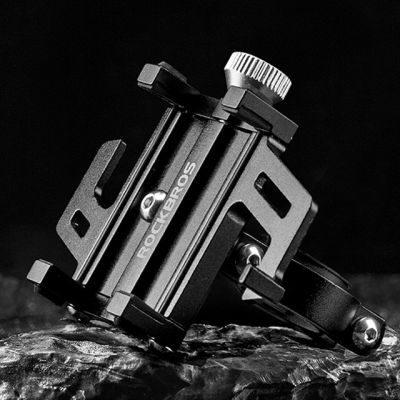 7. Uchwyt rowerowy Rockbros 699-BK ze stopu aluminium do telefonu - czarny