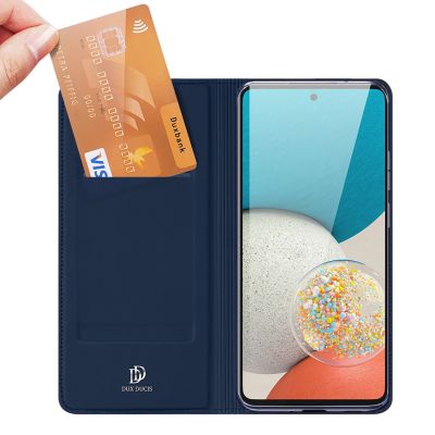 2. Dux Ducis Skin Pro kabura etui pokrowiec z klapką Samsung Galaxy A73 niebieski