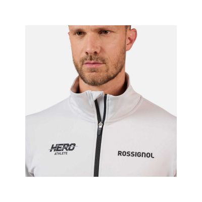 4. Bluza męska męska ROSSIGNOL Hero Mid Layer Stretch Jkt szara