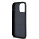 7. Etui DKNY Leather Pattern Metal Logo MagSafe na iPhone 14 Pro - czarne