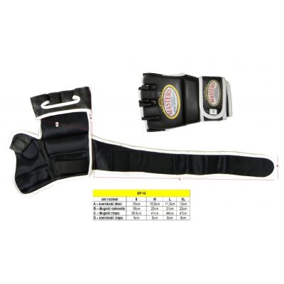 3. (P) Rękawice do MMA MASTERS - GF-10