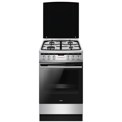 Kuchnia gazowo-elektryczna AMICA 57GEH3.33HZpTaDA(Xx) PIZZA | termoobieg | funkcja Pizza 300°C | EasyClean