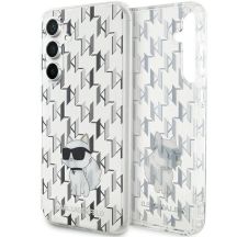 Etui Karl Lagerfeld Monogram Choupette na Samsung Galaxy S23 FE - przezroczyste