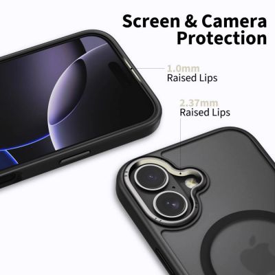 3. Etui Tech-Protect MagEdge MagSafe na iPhone 17 - czarny mat