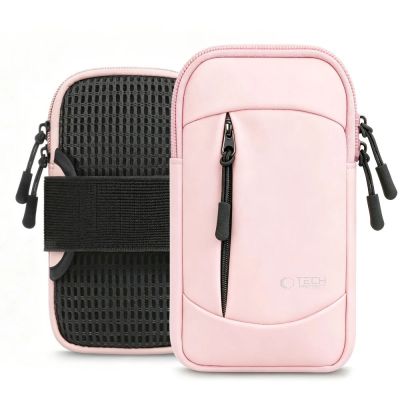 Opaska Tech-Protect M6 Universal Sport Armband na ramię - różowa