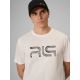 3. T-shirt regular z nadrukiem męski 4F | Robert Lewandowski RL9KSS26TTSHM3938-11S