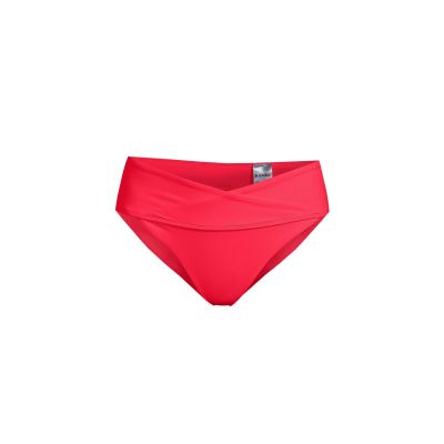 2. Majtki Kąpielowe CASALL High Waist Wrap Bikini Brief czerwony