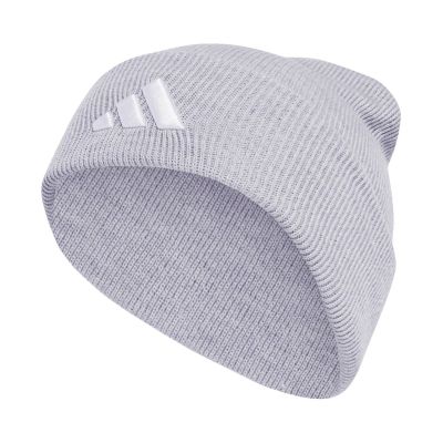 5. Czapka adidas New Logo Beanie Cuff szara JX5746