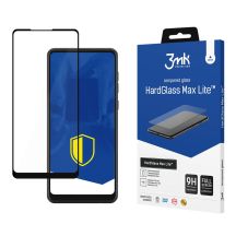 Szkło hartowane 3mk HardGlass Max Lite Black na Samsung Galaxy A21