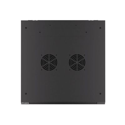 10. Szafa jednosekcyjna Lanberg WF01-6627-10B (27U; 1300mm / 600mm / 600 mm; wisząca; Szklane; 19''; kolor czarny)