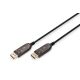 Kabel DP/DP M/M czarny 10m DisplayPort 1.4 Hybrydowy  AOC 8K 60Hz UHD