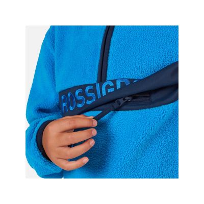 5. Bluza dziecięca ROSSIGNOL JR ALLTRACK ANORAK FLEECE niebieska