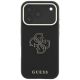 3. Etui Guess Grained & Big Resin Logo na iPhone 18 Pro / 17 Pro - czarne