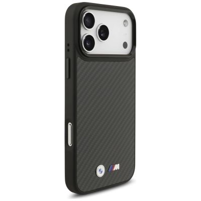 4. Etui BMW M Kevlar Matt MagSafe na iPhone 17 Pro Max - czarne