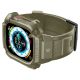 4. Etui z paskiem Spigen Rugged Armor Pro na Apple Watch Ultra (49 mm) - zielone