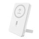 Powerbank magnetyczny Dudao K14S+ 10000mAh 22.5W USB-A + USB-C kompatybilny z MagSafe z podstawką - biały