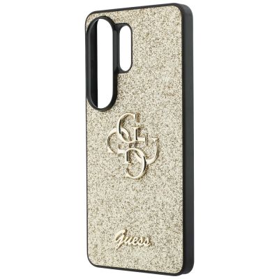 6. Etui Guess Fixed Glitter Big 4G Metal Logo do Samsung Galaxy S26 Ultra - złote