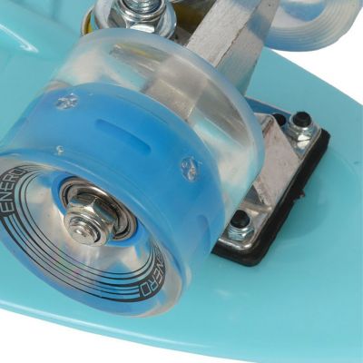 7. Deskorolka plastikowa 22" Led Enero niebieska 1007366