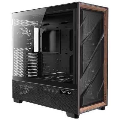 15. Antec FLUX PRO Full Tower Czarny, Drewno