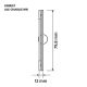 11. Lampa ścienna LED Activejet AJE-CHARLIE NW