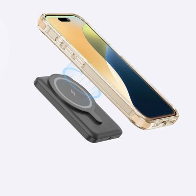 10. Etui silikonowe AMAZINGTHING Omni Mag Case do iPhone 16 Pro - różowe złoto